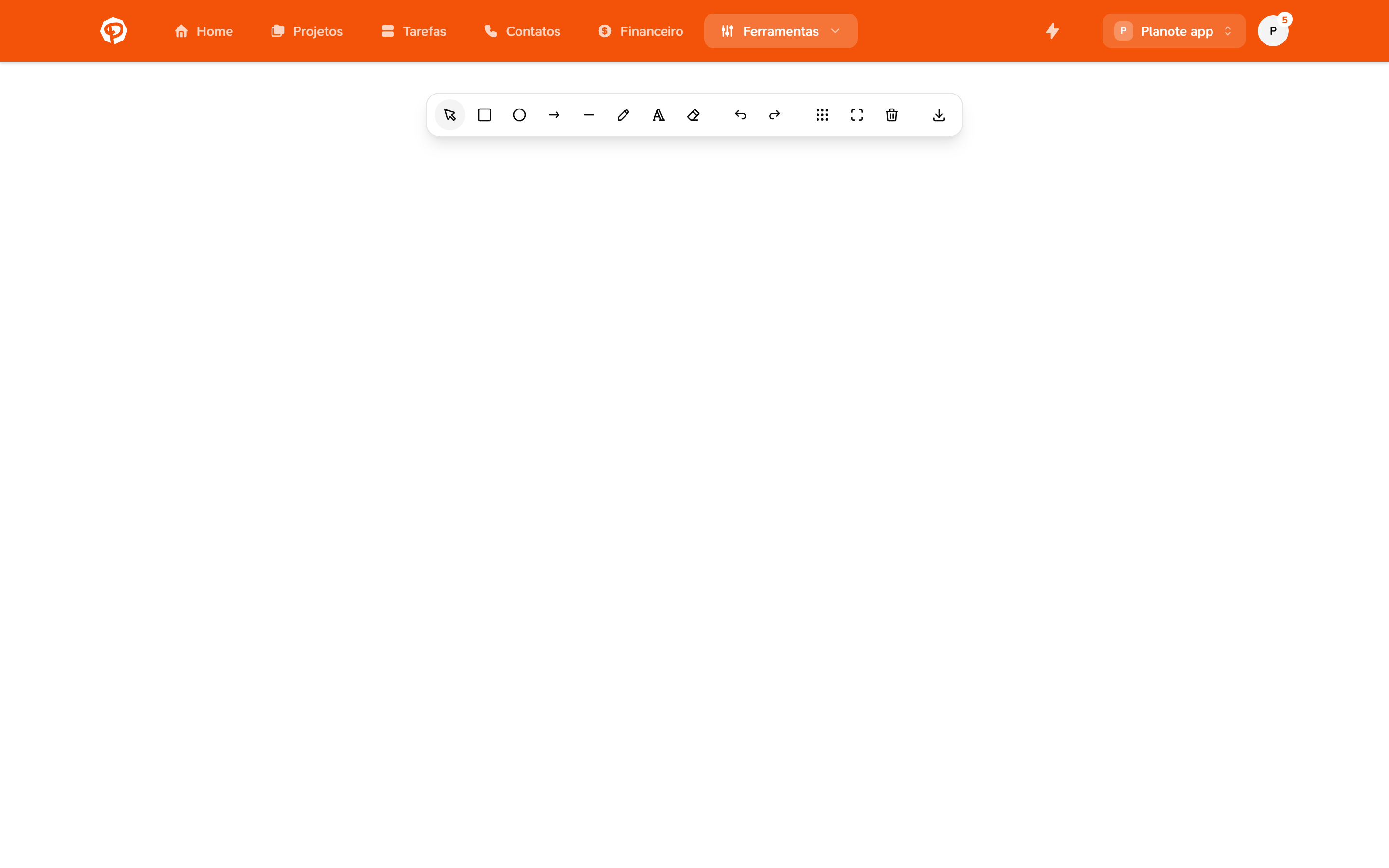 Quadro de brainstorm (Excalidraw)